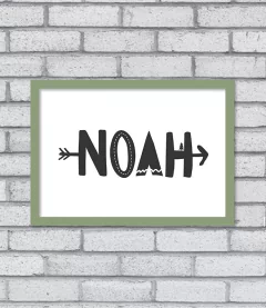 Quadro Nome Wild na internet