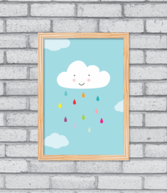 Quadro Nuvem Gotas