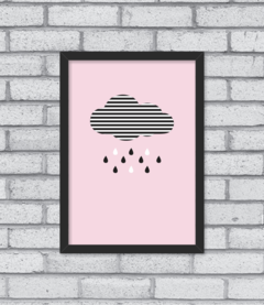 Quadro Nuvem P&B - comprar online