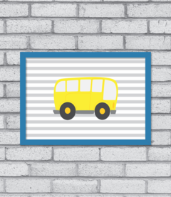 Quadro Onibus - comprar online