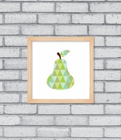 Quadro Pera Geométrica - Pendurama Quadros e Artigos de Decoração