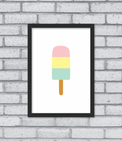 Quadro Picolé - Pendurama Quadros e Artigos de Decoração