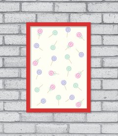 Quadro Pirulitos - Pendurama Quadros e Artigos de Decoração