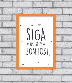 Imagem do Quadro Follow Your Dreams