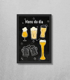 Quadro Menu do dia
