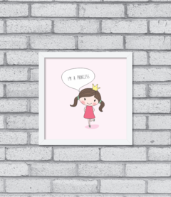 Quadro Princesinha - Pendurama Quadros e Artigos de Decoração