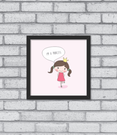 Quadro Princesinha - Pendurama Quadros e Artigos de Decoração