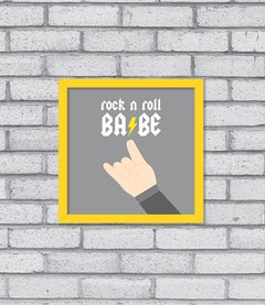 Quadro Rock N Roll Babe - comprar online