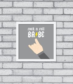Quadro Rock N Roll Babe - Pendurama Quadros e Artigos de Decoração