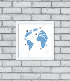 Quadro Rotas - comprar online