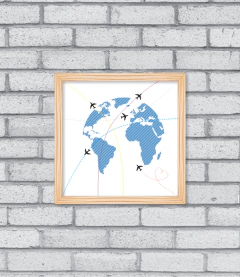 Quadro Rotas - comprar online