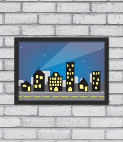 Quadro Skyline na internet