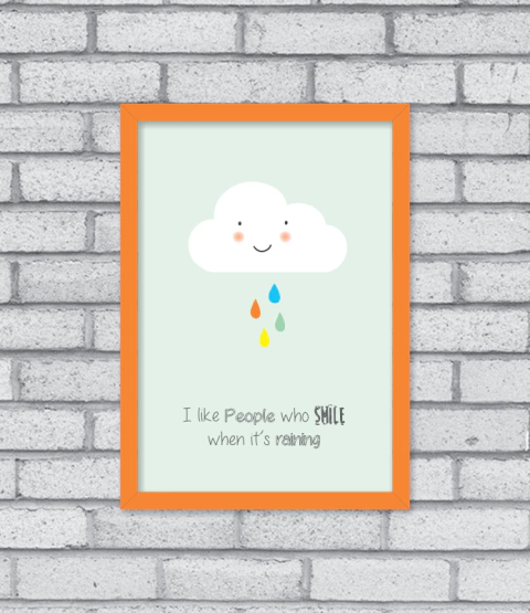 Quadro Smiling Cloud