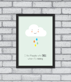 Quadro Smiling Cloud - Pendurama Quadros e Artigos de Decoração