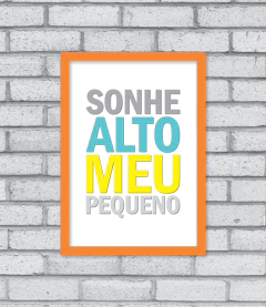 Quadro Sonhe Alto (menino) - loja online