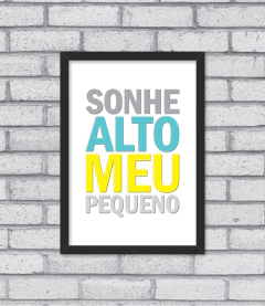 Imagem do Quadro Sonhe Alto (menino)