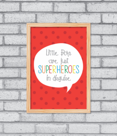 Quadro Superheroes - Pendurama Quadros e Artigos de Decoração