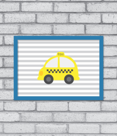 Quadro Taxi - Pendurama Quadros e Artigos de Decoração
