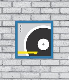 Quadro Vitrola na internet