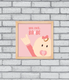 Quadro You Rock, Babe! na internet