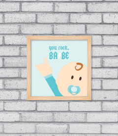 Quadro You Rock, Babe! - Pendurama Quadros e Artigos de Decoração