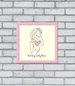 Quadro Curly Hair - Pendurama Quadros e Artigos de Decoração
