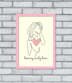 Quadro Curly Hair na internet