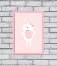 Quadro Sra. Coelha - Pendurama Quadros e Artigos de Decoração