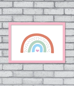 Imagem do Quadro Arco-íris Boho