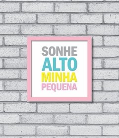 Quadro Sonhe Alto (menina) - loja online