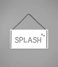 Plaquinha Splash