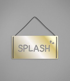 Plaquinha Splash - loja online