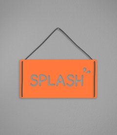Plaquinha Splash