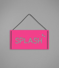 Plaquinha Splash - comprar online