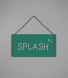 Plaquinha Splash - loja online