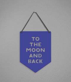 Plaquinha To The Moon - loja online