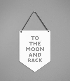 Plaquinha To The Moon