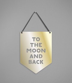 Plaquinha To The Moon - comprar online