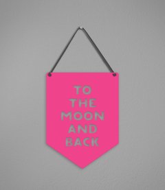 Plaquinha To The Moon - comprar online
