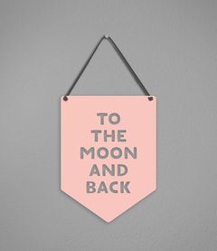Plaquinha To The Moon na internet
