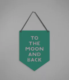 Plaquinha To The Moon - loja online