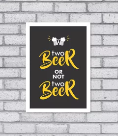 Quadro Two Beer - Pendurama Quadros e Artigos de Decoração