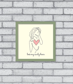 Imagem do Quadro Curly Hair