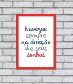 Quadro Navegue - Pendurama Quadros e Artigos de Decoração