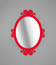 Imagem do Placa Espelho Moldura em Acrílico