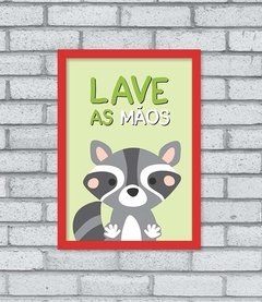 Quadro Lave as Mãos - comprar online