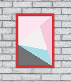 Quadro Triângulos - Pendurama Quadros e Artigos de Decoração