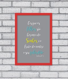 Quadro Herança do Senhor - Pendurama Quadros e Artigos de Decoração