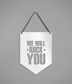 Plaquinha Rock You - Pendurama Quadros e Artigos de Decoração