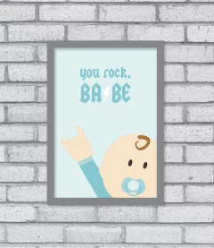 Imagem do Quadro You Rock, Babe!